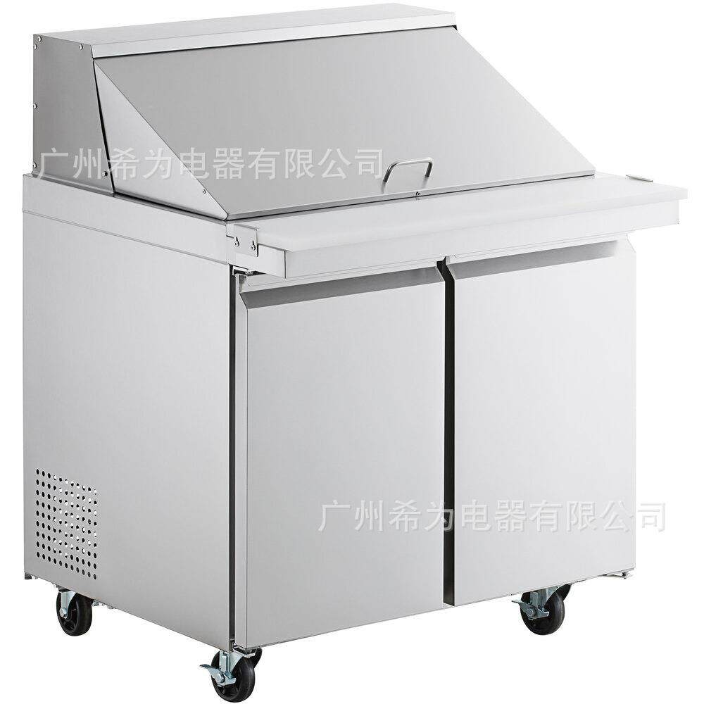 单门、门三门台上沙冷藏柜工作台、商用厨房酒店商683拉用双冰箱