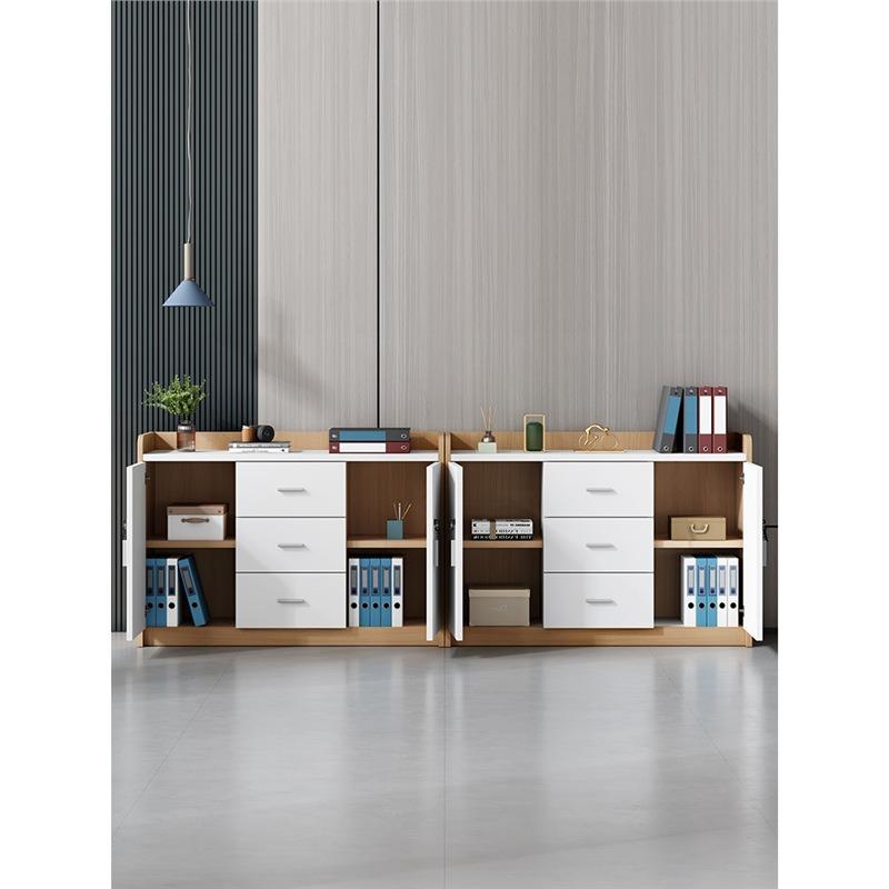 矮柜会议室WG-4986茶水办公槽室桌边柜文件柜储花柜隔断柜板式带