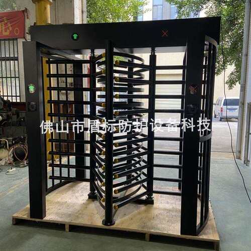 车站工作人员后勤刷卡旋转通道 单人通道 全高防尾随栅栏转闸现货