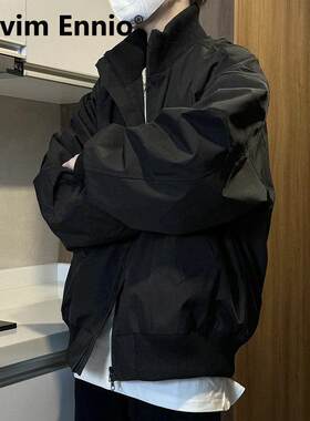 Visvim Ennio2025痞帅棒球服男女秋季外套男生秋季新款百搭宽松工