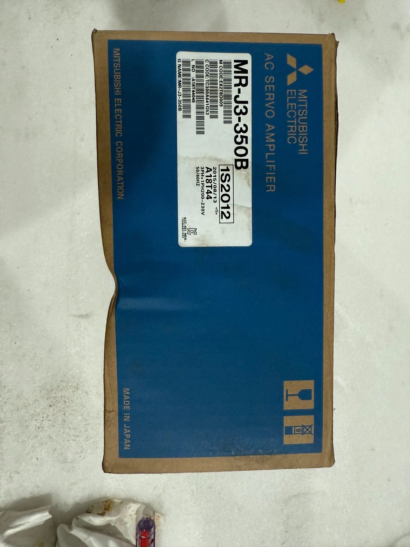 三菱MR-J3-350B驱动器 ，仅上机测试用了一下 ，功能