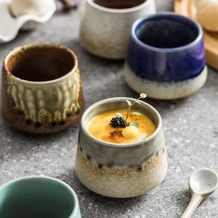 陶瓷茶杯创意拿铁杯咖啡杯日式复古早餐牛奶杯轻奢网红水杯礼