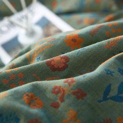 K152023双层纱四件套a类母婴级纯棉床单被套床笠三件套床品4