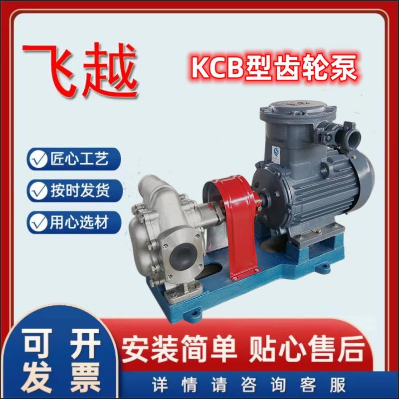kcb型齿轮泵kcb135不锈钢304材质泵高压电动卧式润滑油输送泵