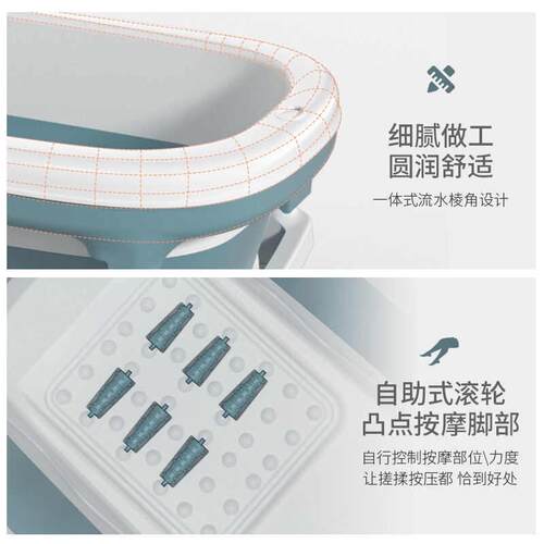 大人折叠桶浴缸厂家桶洗澡盆加厚源头大号浴盆成人泡澡浴家用儿童
