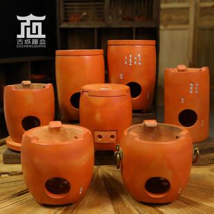 童文常裕兴号工夫茶炭炉红泥小火炉茶道空间摆件全手工烧水煮茶炉