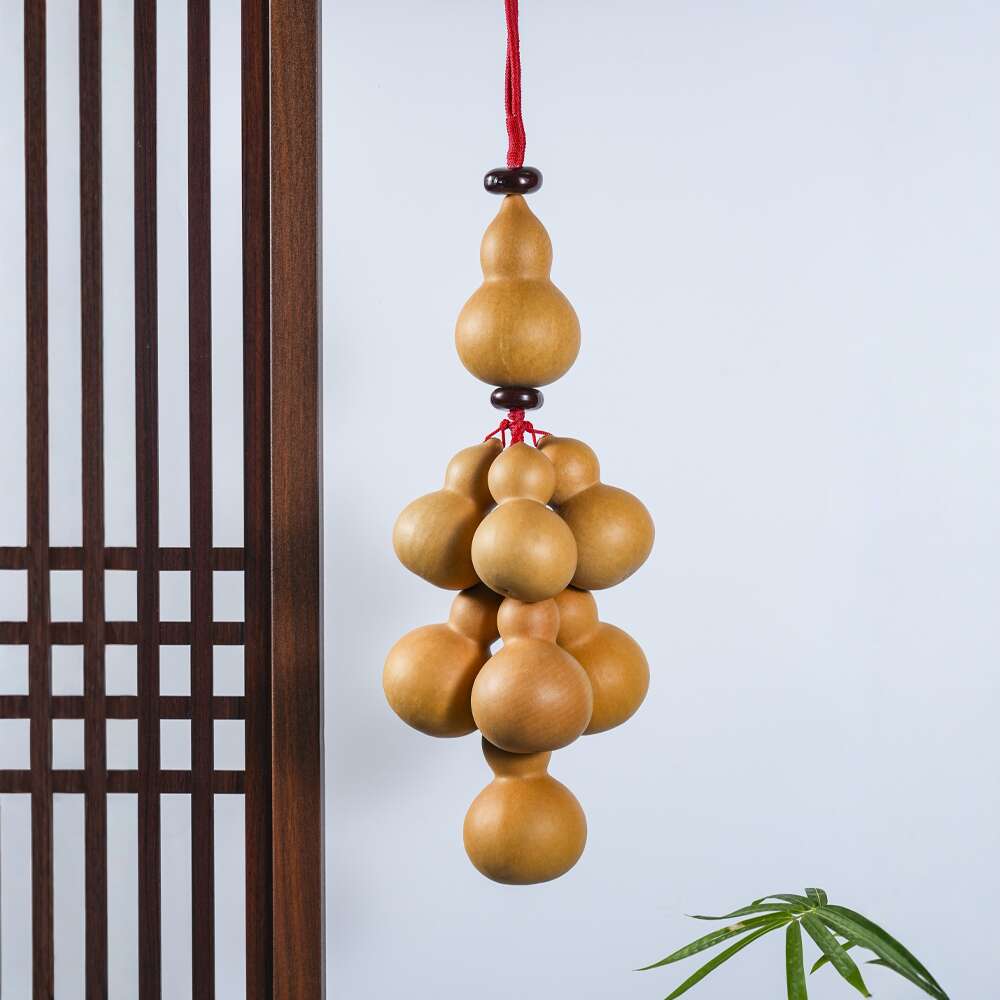 天然葫芦门口挂件进门户客厅家居挂饰装饰品玄关壁挂葫芦串招财