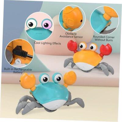 Kids Induction Escape Crab Octopus Crawling Toy Baby Electro