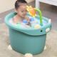 洗澡桶儿童泡澡桶全身沐浴桶宝宝洗澡盆小孩中大童可坐超厚大浴缸