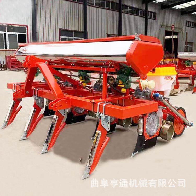 甜玉米悬浮式播种机 三行四行玉米免耕种植机 农用苞米精播施肥机