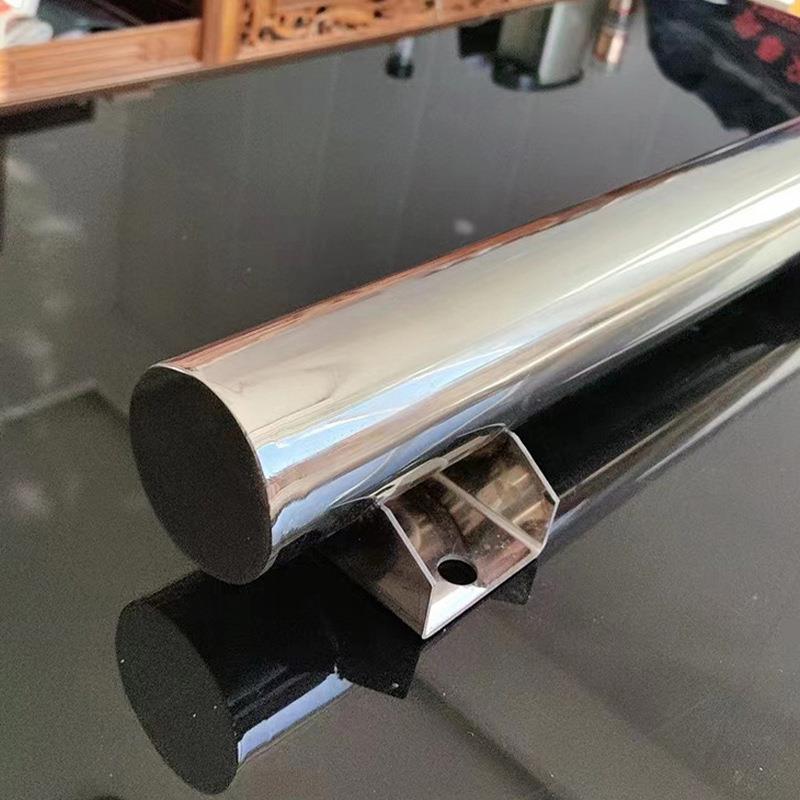 圆管挡车器防撞杆不锈钢车轮挡止器加厚车库车位圆管防撞挡车器