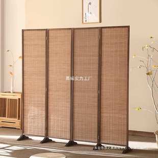 屏风隔断客厅日式 入门玄关简约办公室隔断墙房间家用复古折叠屏风
