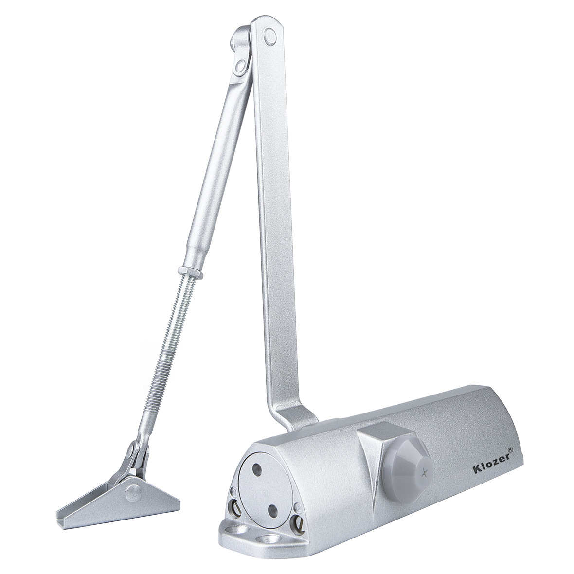 防火门闭门器三角款液压缓冲自动关门器平移推拉三角机门限位器