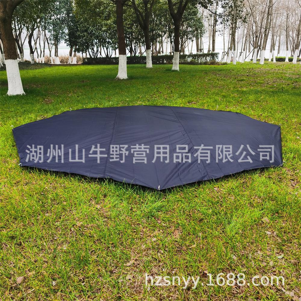 听雪400八边角形地布沙滩垫防水地席垫垫户外牛津布野餐垫庇护所