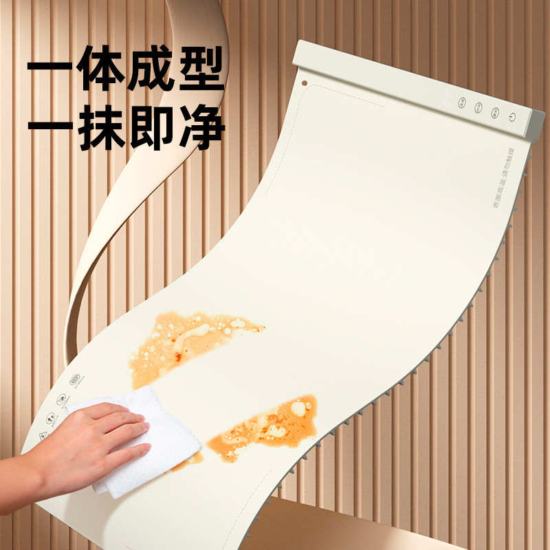 柔性可卷硅胶暖菜板智能家用多功能折叠暖菜宝电加热保温热菜板