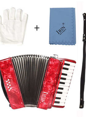 厂家批发IRIN22键8贝司手风琴赛璐璐专业考级表演乐器accordion