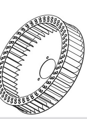 单进风叶轮动车多翼轮大量现货储备配件风轮厂