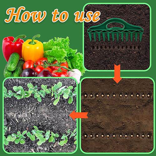 Soil Seeding Hole Puncher for Quick and Easy Vegetable Plant