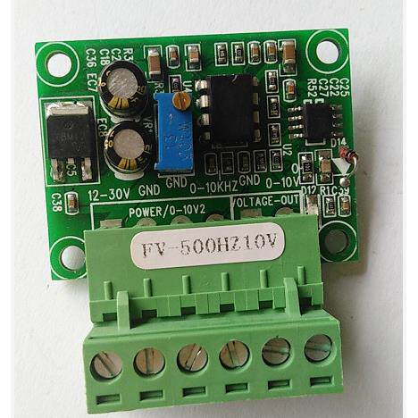 FV-500hz10VF/V转换频率转换0-10V/5V电压数字转模拟量变频器模块
