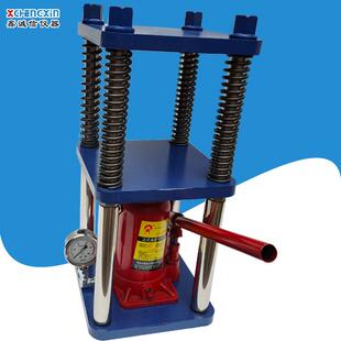 实验室小型压片机4柱16T手动压力机粉末成型设备金属压块机直供