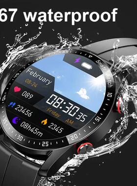 ECG+PPG Bluetooth Call Smart Watch Men Laser Health Blood Pr