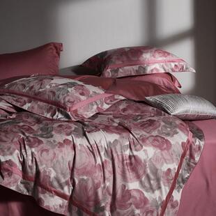 阿瓦提长全绒棉织13L3提花全棉四贡件套色棉纯棉缎被套高端床上用