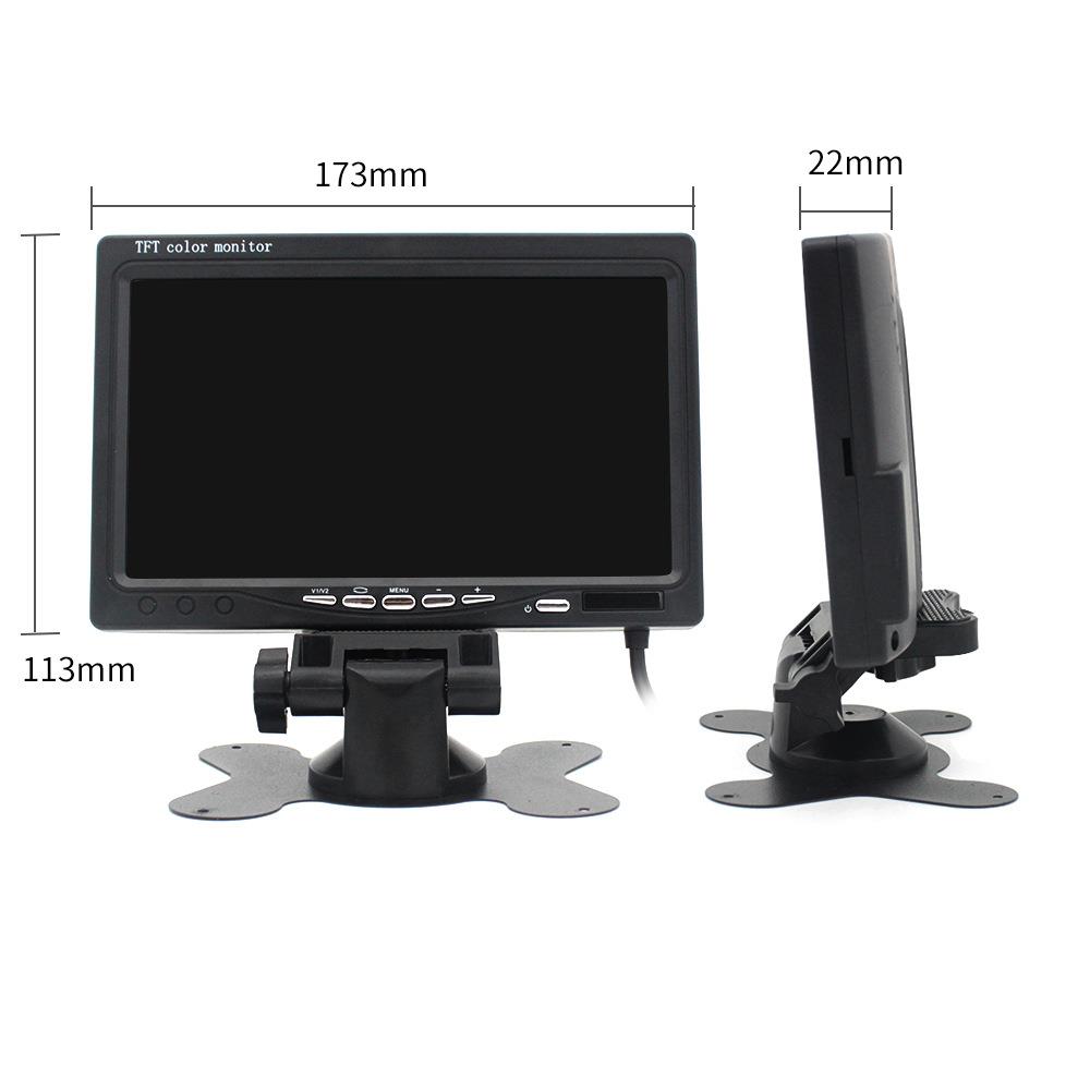 直销普振高清7.0液晶显示PZ-708器器车寸载显示车液晶显示器用