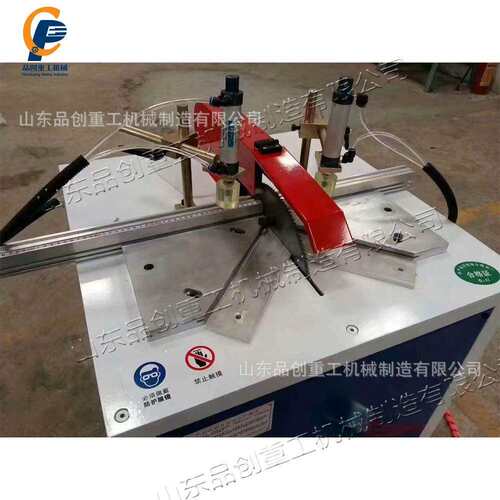 实木材料切角90机橱柜门晶钢门切铝机45度度门窗型材切割相框型材