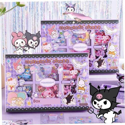 stickers kuromi cinnamoroll book cute sticker贴纸库洛米玉桂