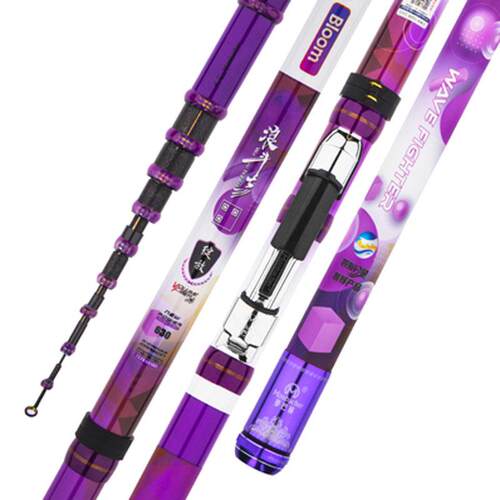 正品麦梦1巴赫新款浪斗士绽9放碳素超硬调三定位前打谷逗钓盘车鱼