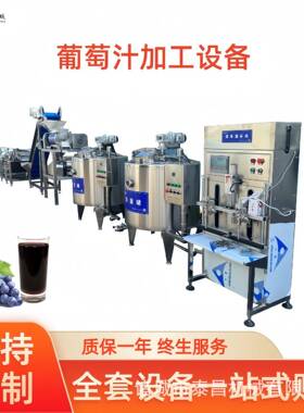 葡萄汁加工设备全套苹果汁饮料生产线橙汁饮料设备果汁加工设备