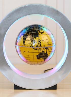 磁悬浮地球仪大号发光自转家居摆设学生用台灯创意夜灯办公室摆件