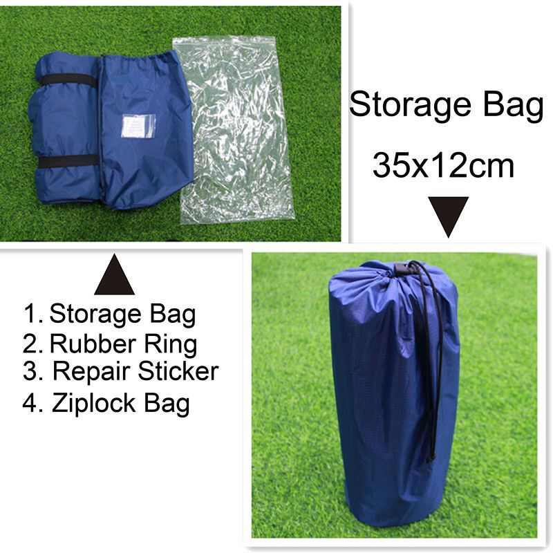 柔软加厚双人旅行午睡垫露营野餐睡垫午休充气垫便携充气床垫成人