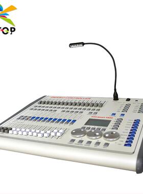 不夜天灯光 迷你珍珠1024控台 白色外壳机箱 带LED灯 DMX珍珠控台