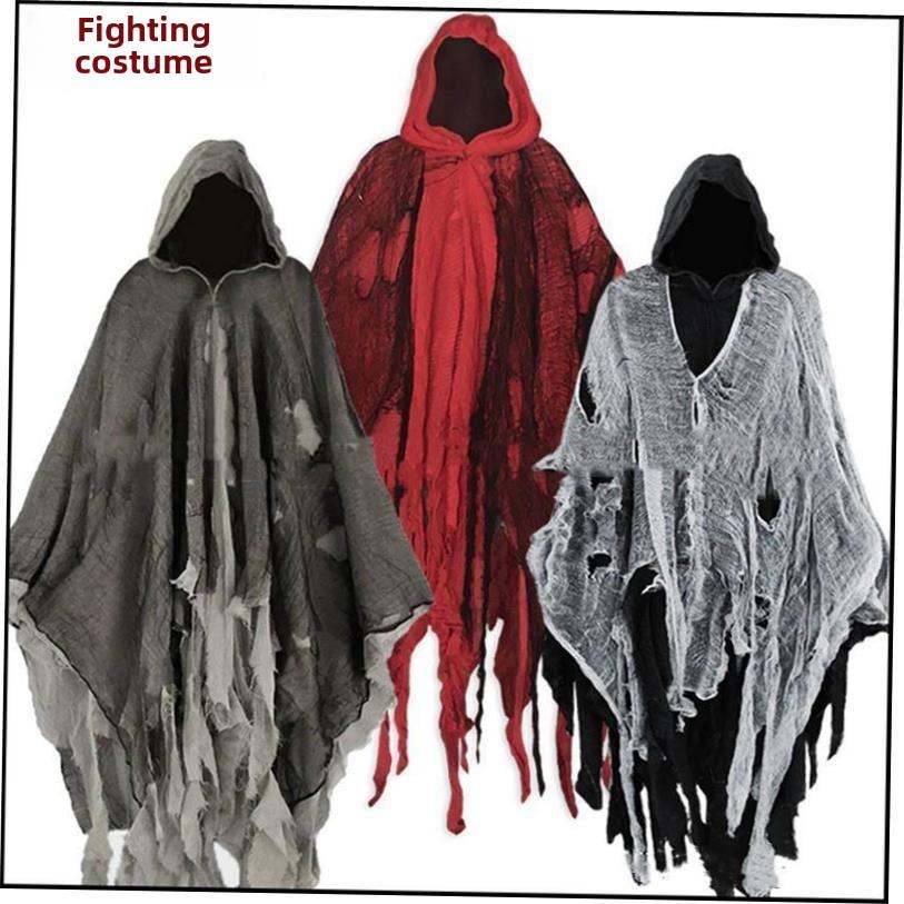 万圣节斗篷斗篷骷髅面具僵尸服装道具