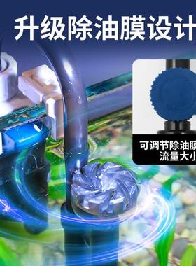 森森鱼缸滤器壁挂过XXBL滤外置桶小型音外挂式净水过过静滤循环系