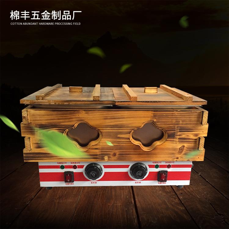 厂家直销木格关东煮双缸电热麻辣烫机炉水煮鱼蛋小吃串串香