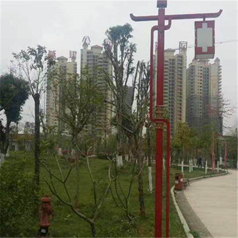 厂家供应led景观路灯 商业步行街景观灯 型材高低臂景观灯
