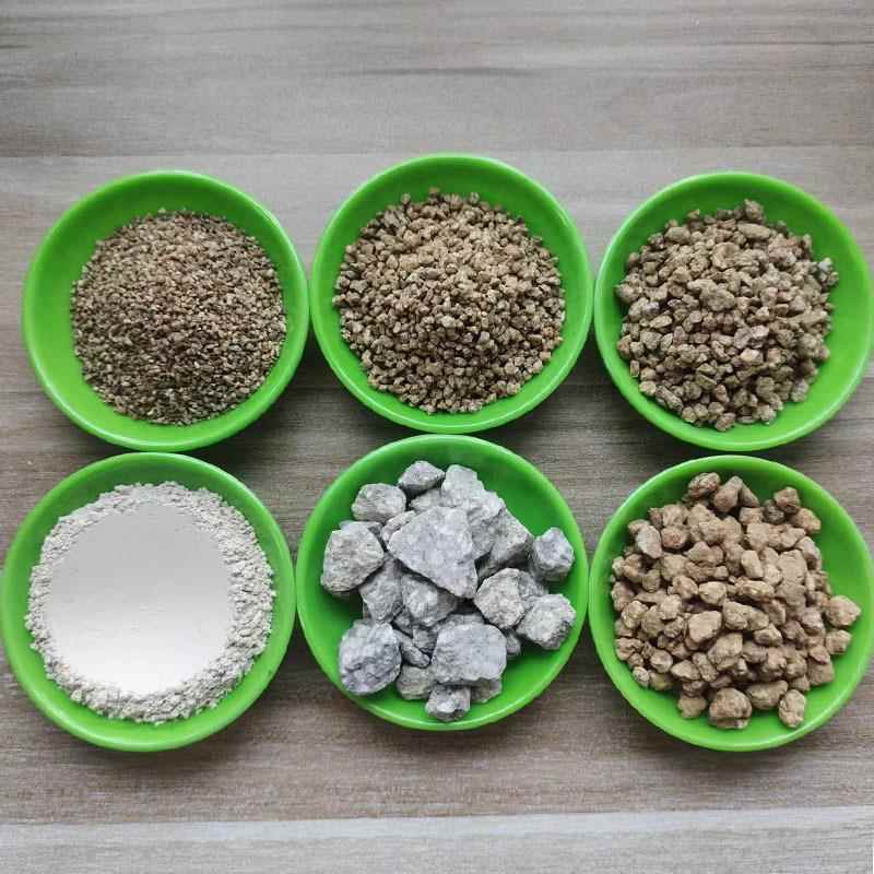 厂家供应麦饭石粉水处理鱼塘用麦饭石多肉种植铺面用麦饭石