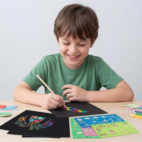 Coloring Scratch Paper - Clear Patterns Easy to Trace, Speci