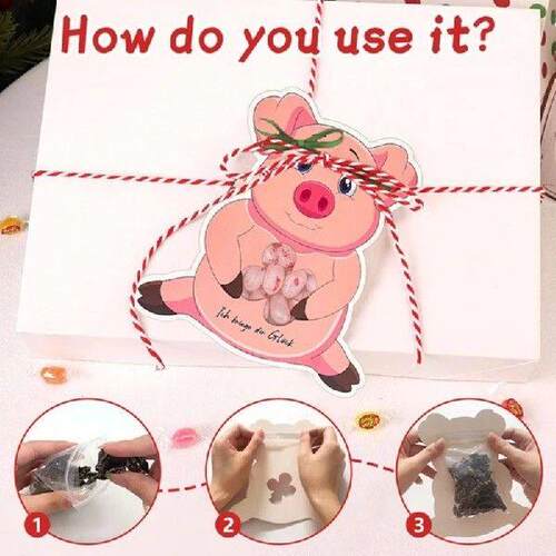 24pcs Unique Pig Note Cards for Patrick