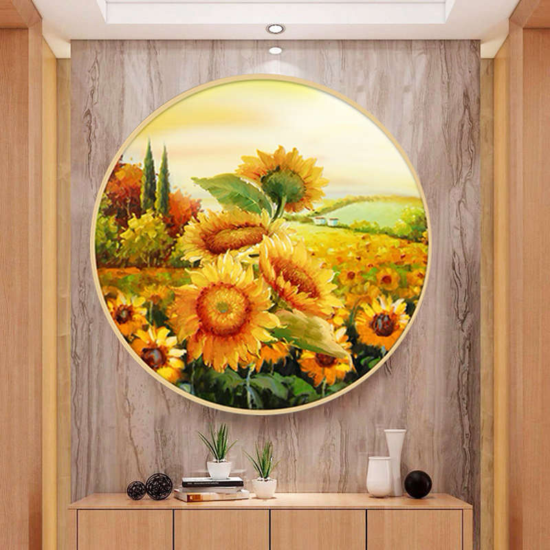 向日葵满钻全贴