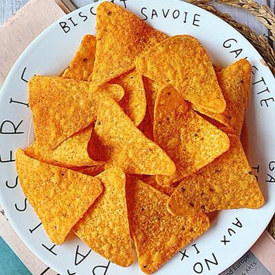 墨西哥玉米三角片生产线 洋葱圈生产设备 即食代餐谷物脆片设备