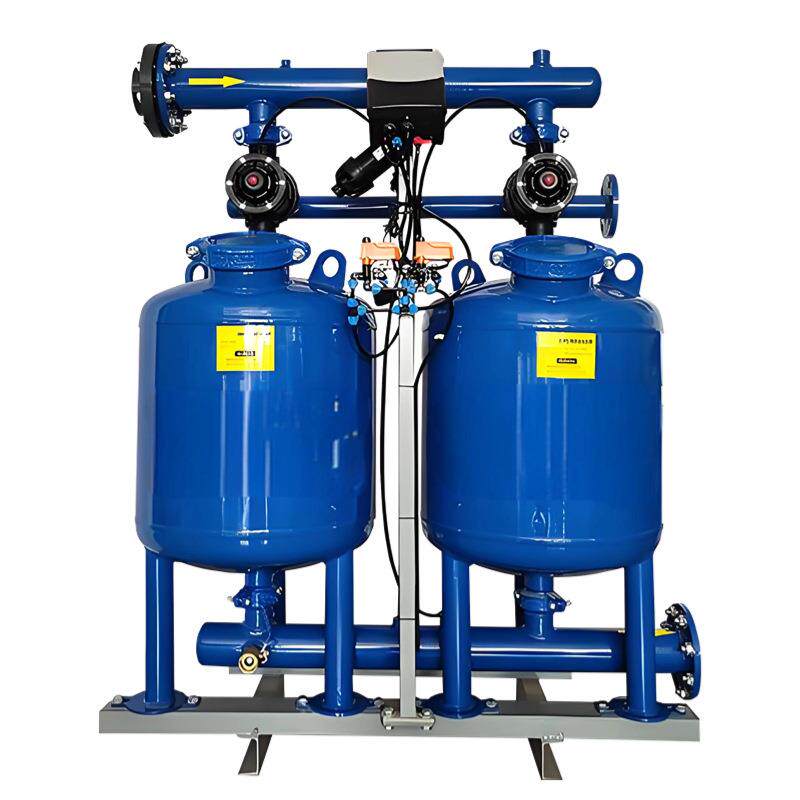 反冲洗沙石过滤器厂家大棚灌溉水源过滤系统离心过滤器砂石过滤器