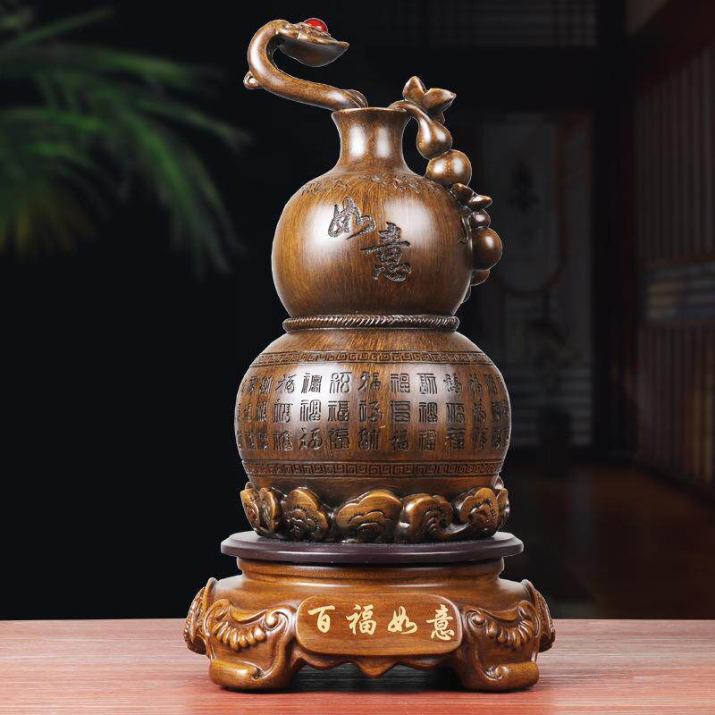 百福如意葫芦摆件家居装饰品客厅酒柜电视柜玄关办公室摆设工艺品