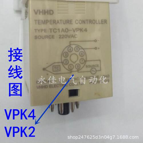 温度控制器TC1AO-RPK2 RPK4 VPK2 VPK4温控仪VHHD 200度 400度