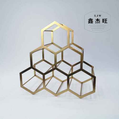 架美式金属餐桌 欧式餐厅家居酒柜红酒软摆件装饰品客厅样板房