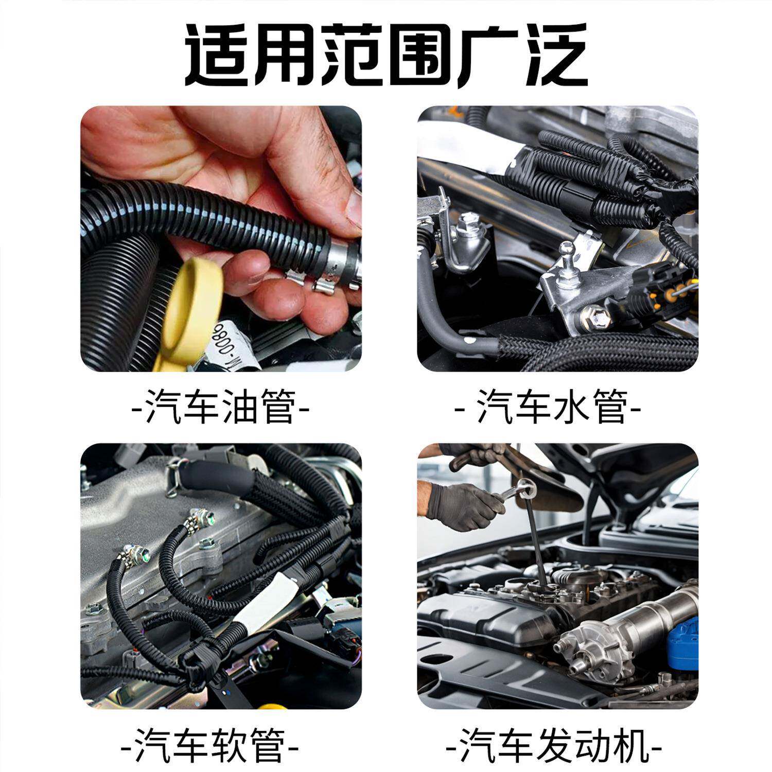 汽车水管卡钳直型喉式管束钳子套装卡扣钳卡箍钳汽修专用工具管钳