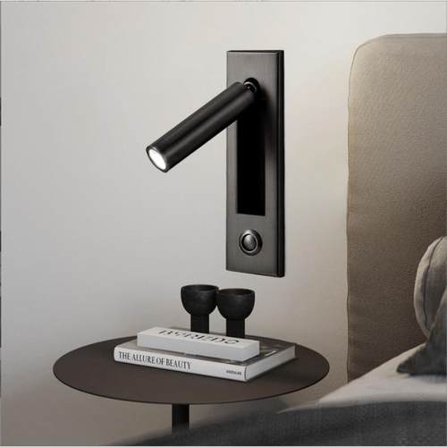 酒店嵌入式床头墙壁灯外贸厂家LED橱窗灯卧室书房主卧旋转阅读灯