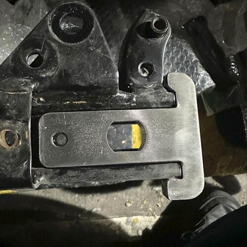 自制牛角防转片适用于春风极核ae5i pro电自原装平叉加固卡防转片